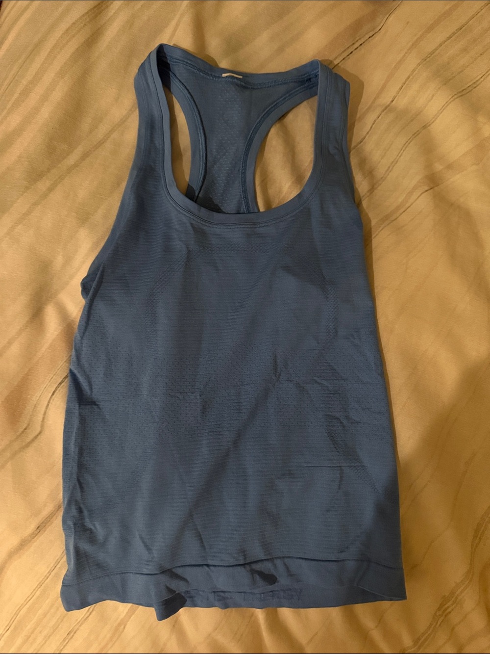 lululemon athletica Blue Racerback Tank Top
